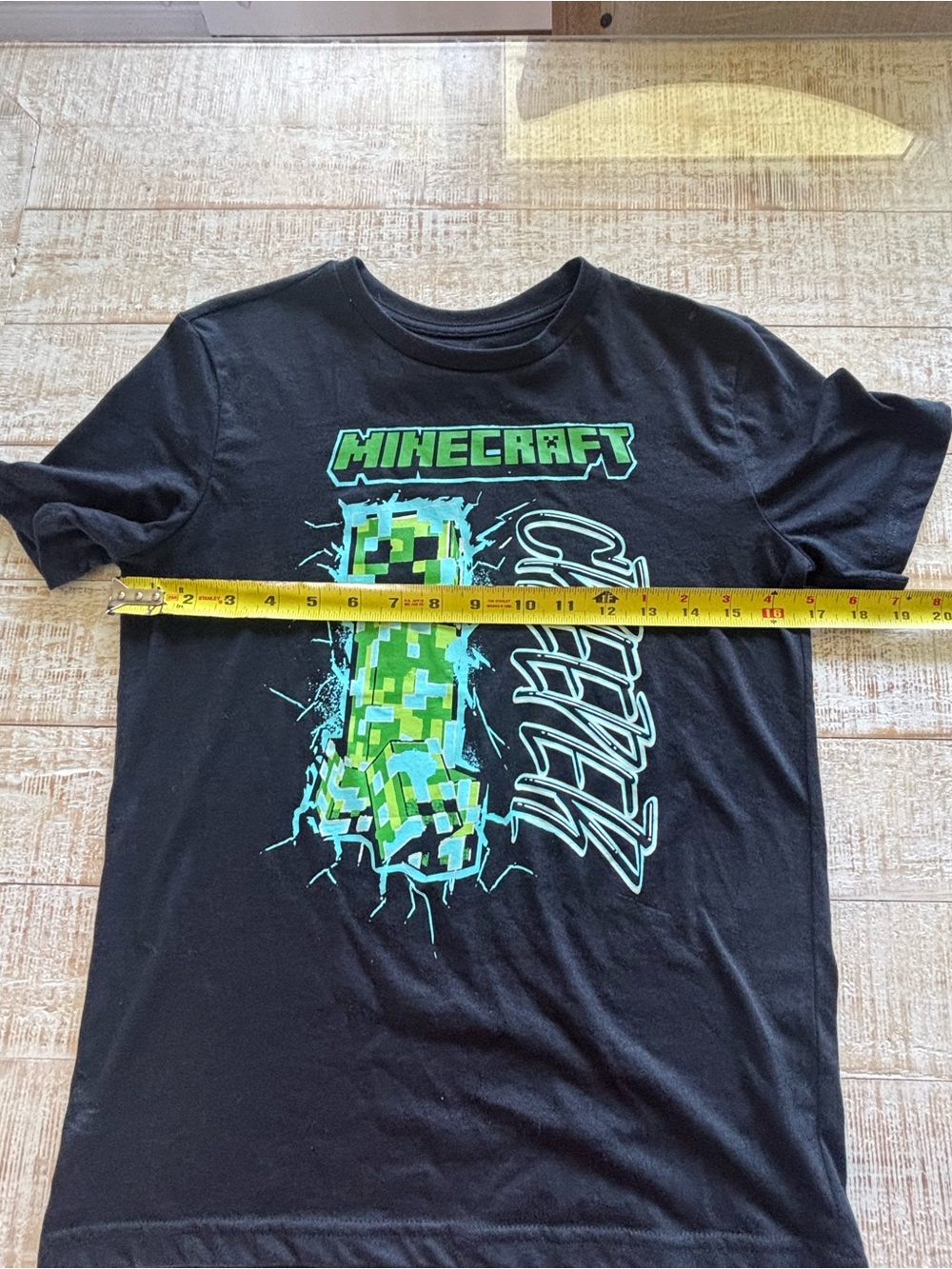 T-shirt Boys' Black Short Sleeve Creeper Graphic Tee